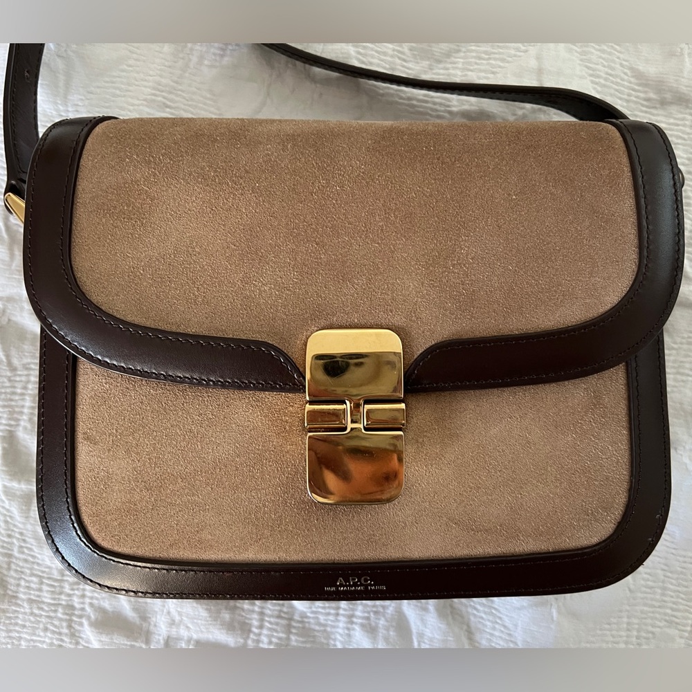 A.P.C SUEDE GRACE BAG